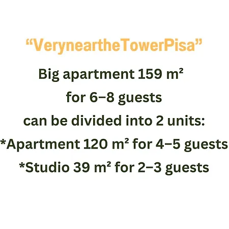 Privat bolig Verynearthetowerpisa Ideal For Families & Friends Pisa