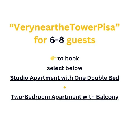 Апартаменты Verynearthetowerpisa Ideal For Families & Friends Пиза